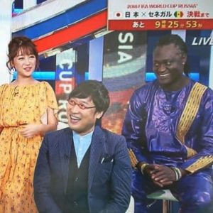 日本テレビ ワールドカップ特番「さんま＆手越の世界が生でワクワクするTV」に出演するラティール