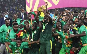 アフリカネーションズカップ2021（2022年開催）セネガル初優勝の写真