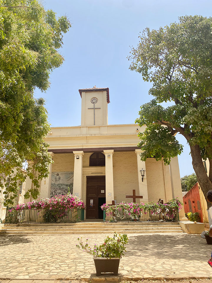 Church of Saint Charles Borromee in Goree